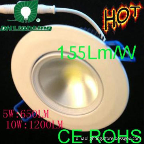 New Design155lm/W COB Dimmable10WLED Ceiling light downlight Bulb Lamp